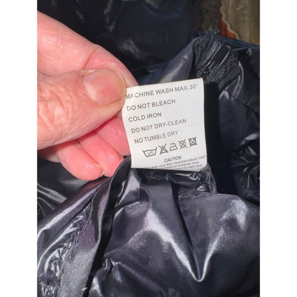 Alpine Swiss Ultra Light Down Puffer Jacket Packable Hood Black Water-Resistant - Picture 8 of 12